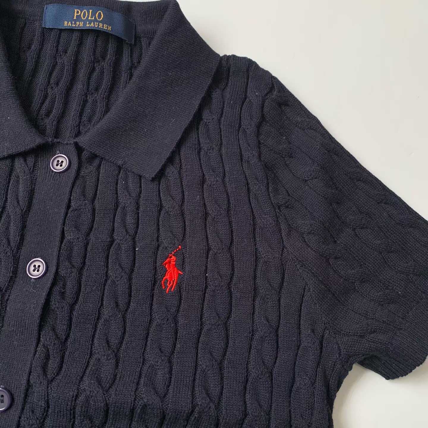 預訂 RL Polo 麻花針織鈕扣衫 [貨號26A1496]