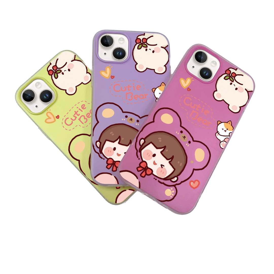 JELLY CASE PHONE FOR IPHONE - DESIGN BEAR H
