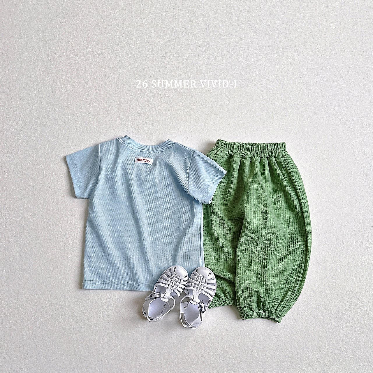Vivid ｜ Basic Tee （Blue L 105-115)