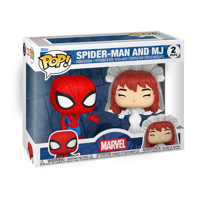 📦訂購 美國代購 Funko POP! Marvel Spider-Man and MJ 2-Pack Figure 蜘蛛俠 模型