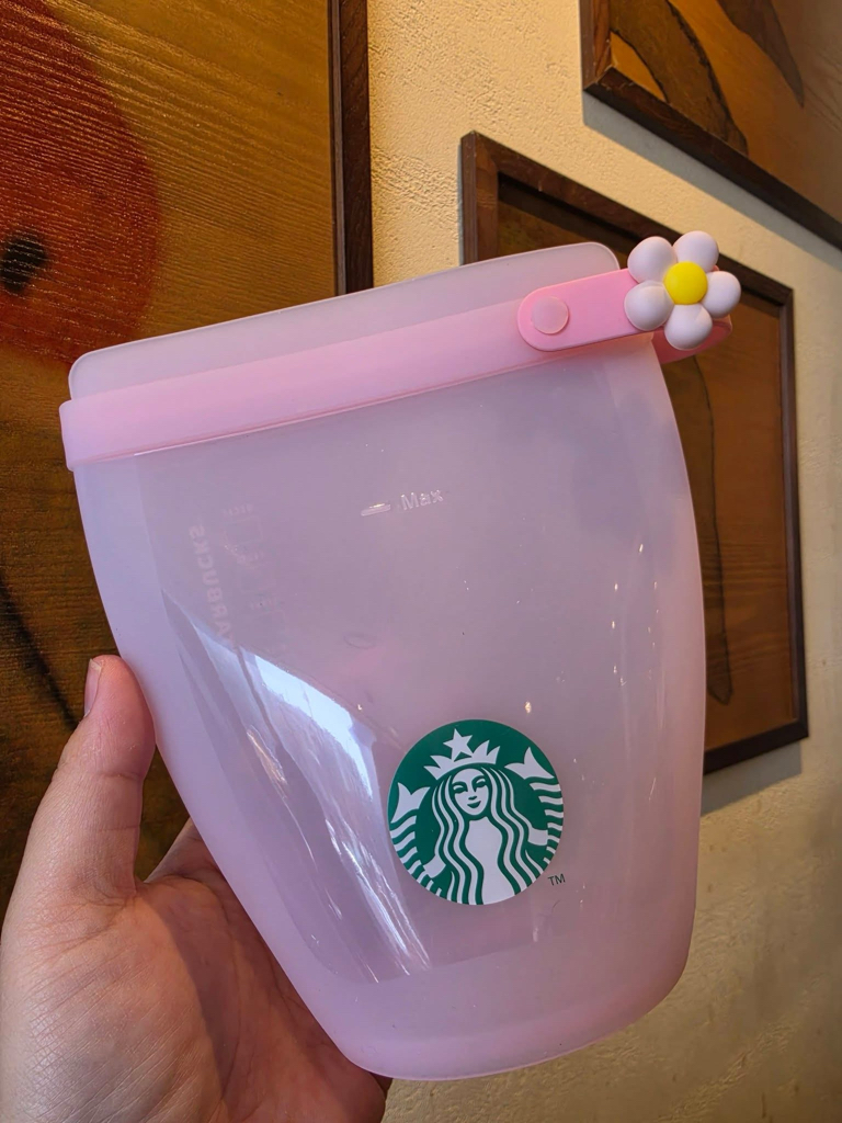 韓國星巴克矽膠食物袋可微波