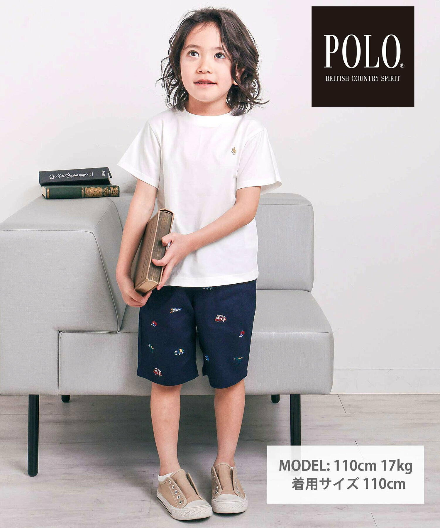 🇯🇵預訂 日本直送🇯🇵Slap Slip x Polo Bcs三色標誌後背刺繡貼花短袖T恤