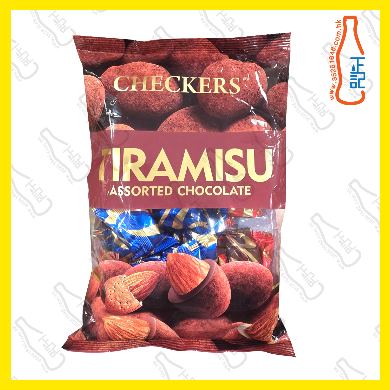 ==CHECKERS  TIRAMISU 提拉米蘇 assorted chocolate 170g /包
