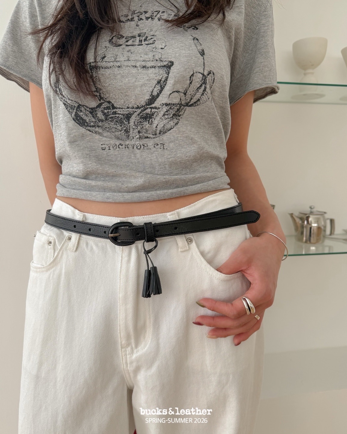 預訂_20mm Tassel Belt By Bucks & leather