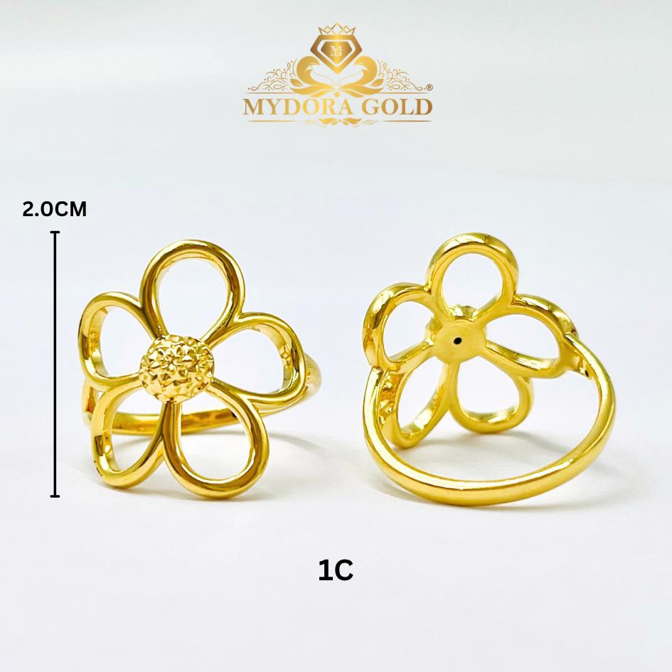 MYDORA Cincin Bunga Daisy Manis (5G) l EMAS 916/22K