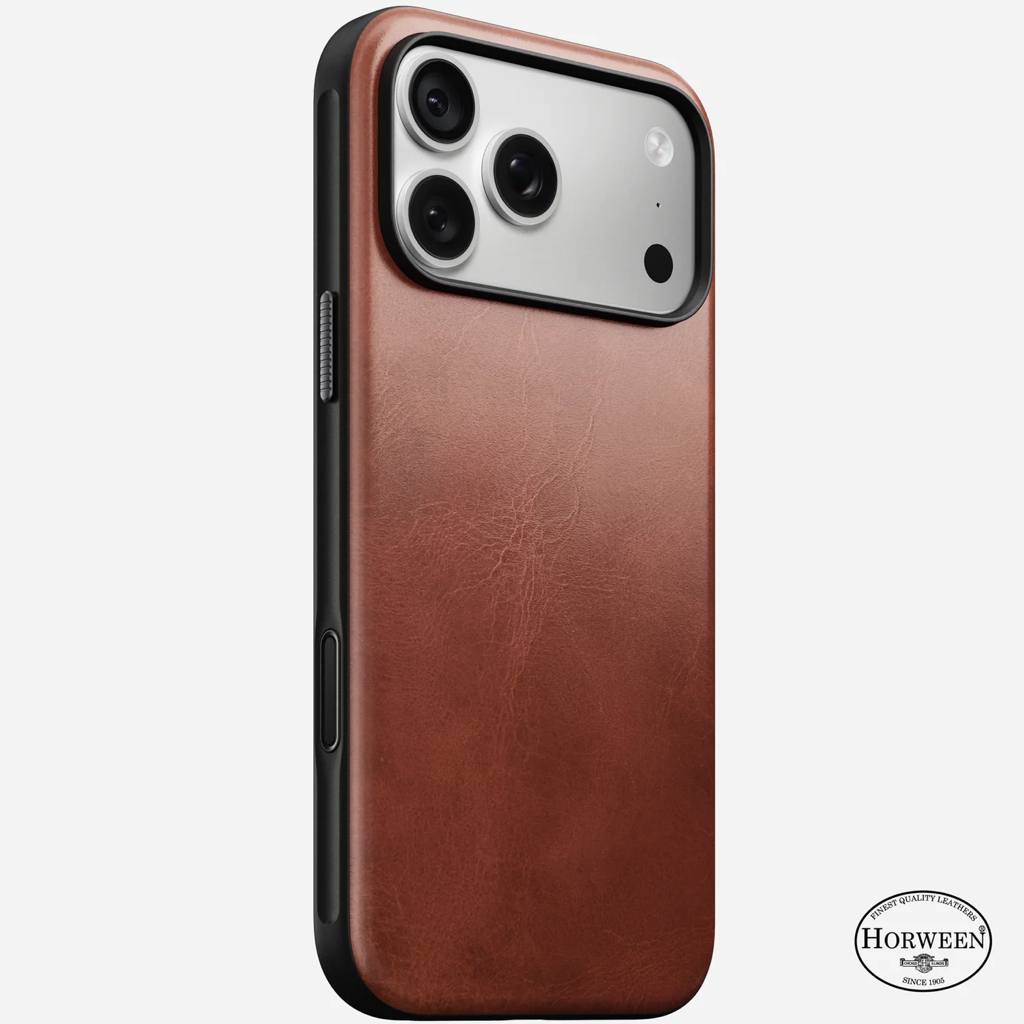 Nomad Modern Leather (Horween)Case For iPhone18/17Pro系列