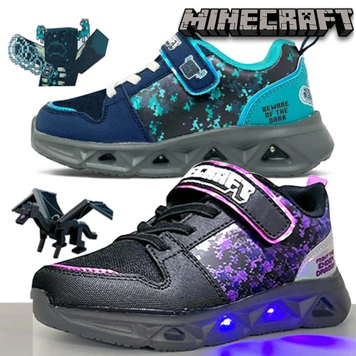 🆕【⭐訂購⭐】🇯🇵 日本直送 🌀#Minecraft 閃燈運動鞋🌀[PLEA-0191] [260621]