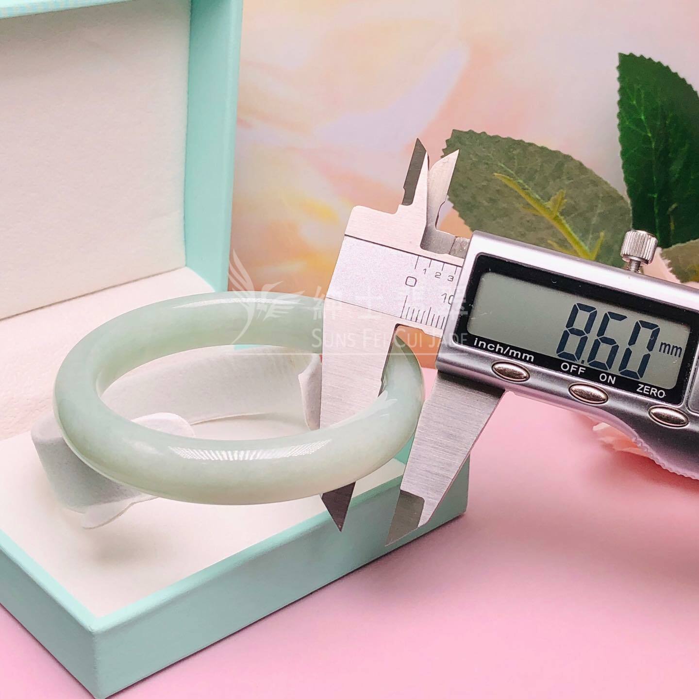 擺三橋晴水色福鐲53.7mm