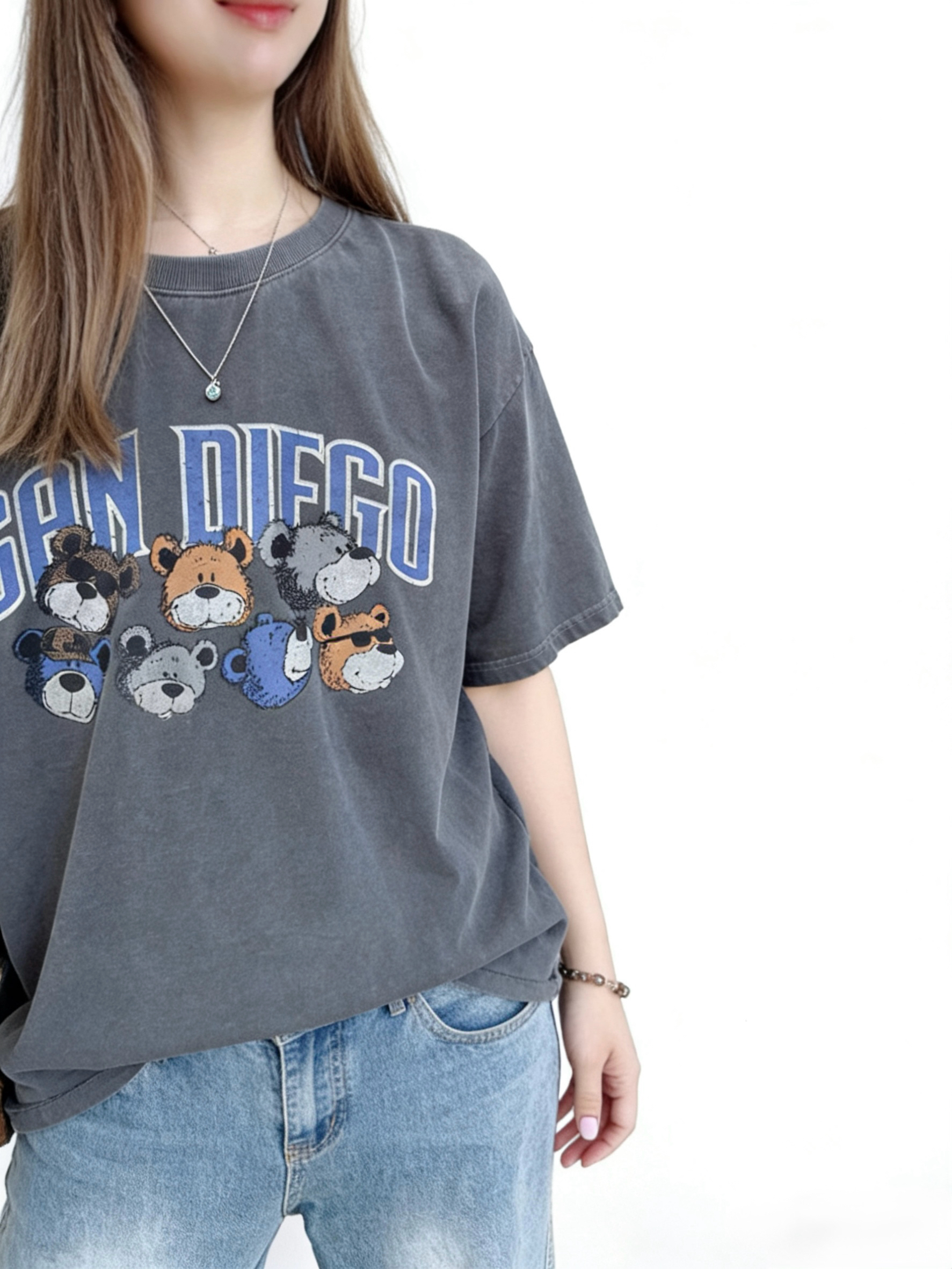 🍀初春優惠🌼 Retro熊熊print Tee