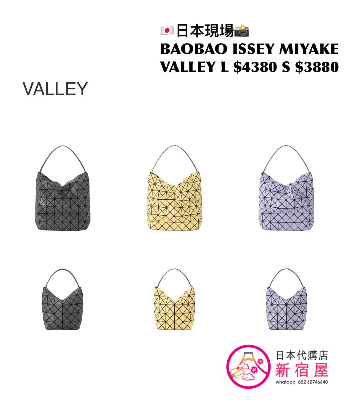 BAOBAO ISSEY MIYAKE VALLEY S/L