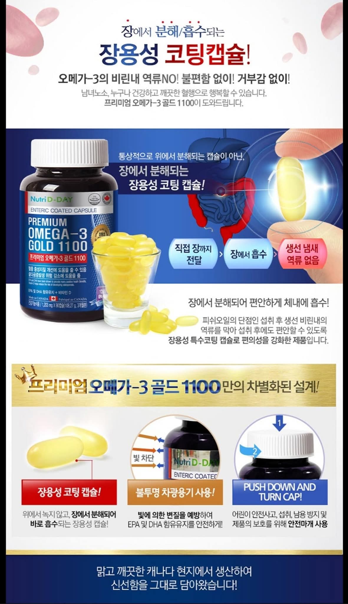 韓國🇰🇷直送✈️Nutri D-DAY OMEGA黃金魚油1100✨1020mg*90錠