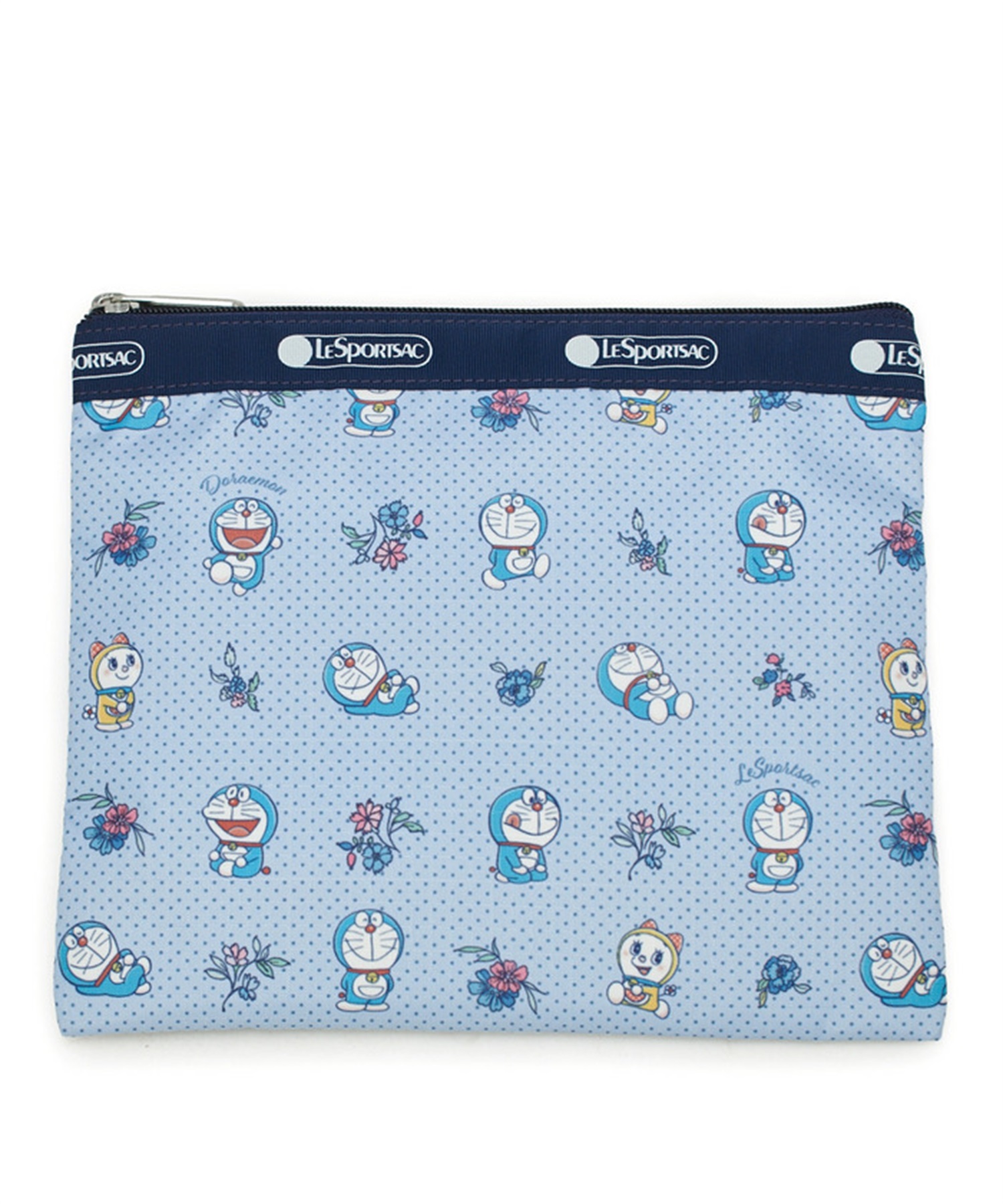 [訂購] [日本直送] 💙 LeSportsac「DORAEMON DELUXE EVERYDAY BAG」 📏 尺寸/內容：高約25cm｜闊約33cm｜厚約13cm {TF260810}