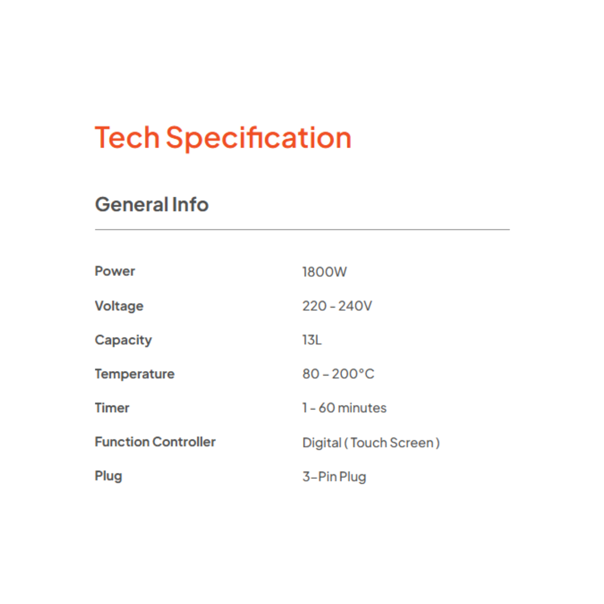 Russell Taylors 5.5L Large Air Fryer (AF-50)