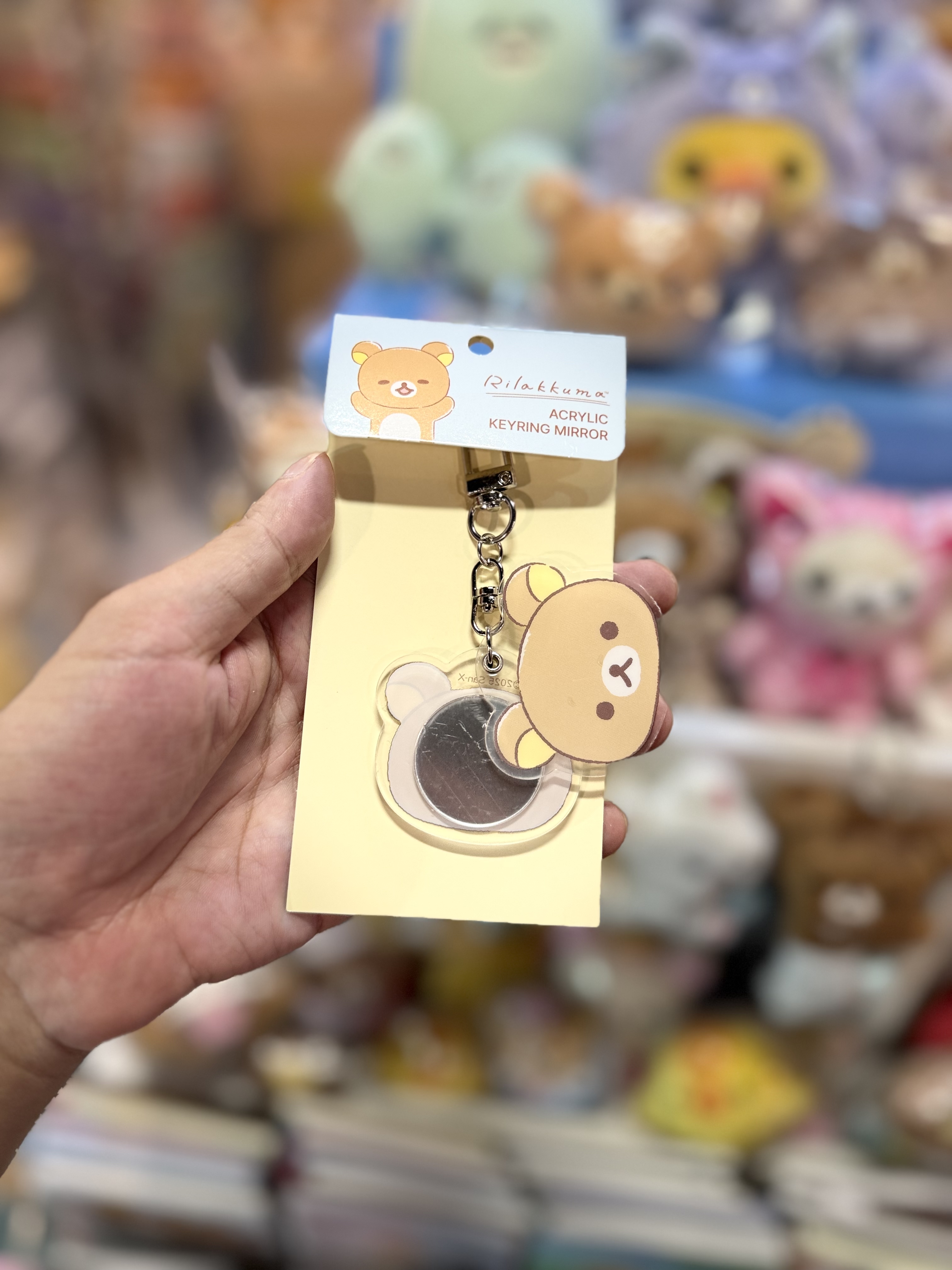 《現貨》全新韓國限定 Rilakkuma小鏡仔掛飾
