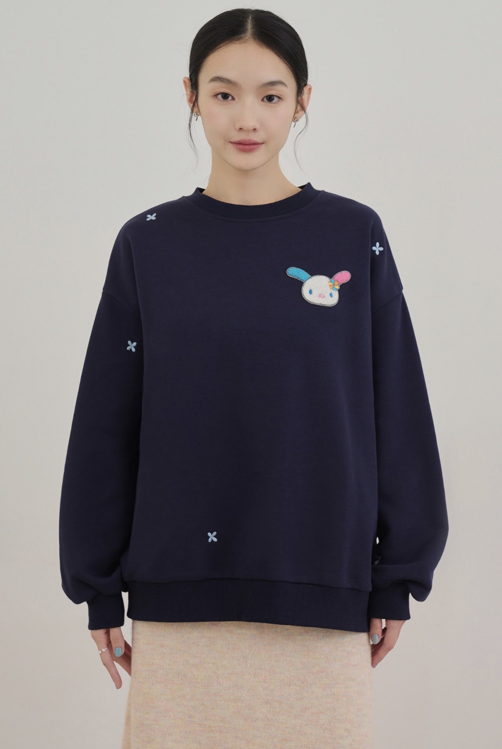 近期預訂｜聯乘系列usahana刺繡衛衣（黃/深藍）