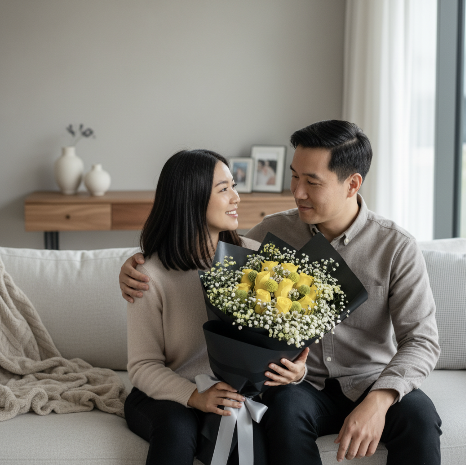 👉🏻鮮👈🏻Love is simple 系列｜黃玫瑰丨情人節花束丨經典之選丨生日花束丨 6支 9支 11支 18支丨紀念日花束丨自選支數