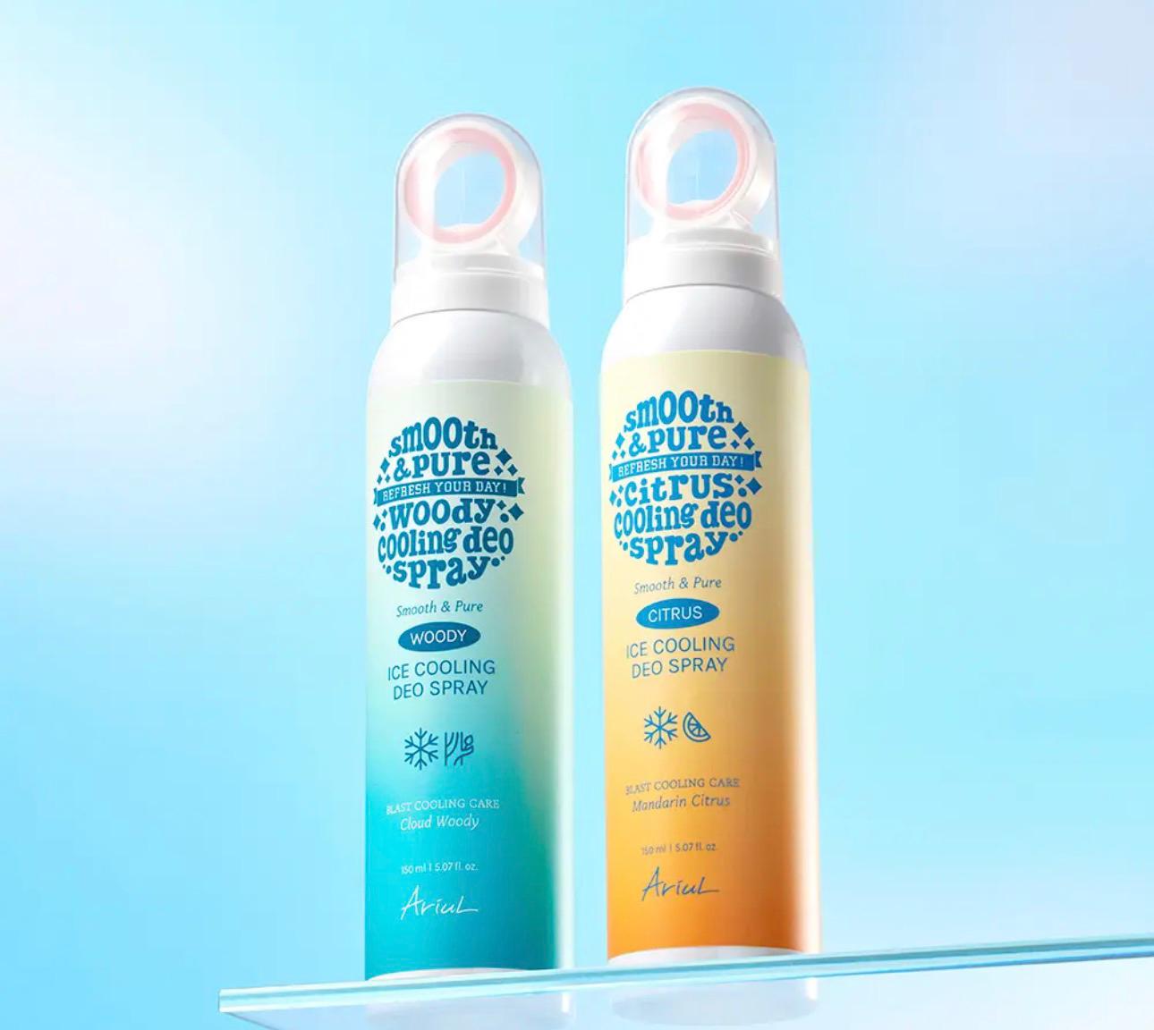 🇰🇷涼感止汗噴霧😍150ml 一噴就即刻超涼爽，仲可以有效去除腋下異味 又唔會黐立立 廣角噴頭設計