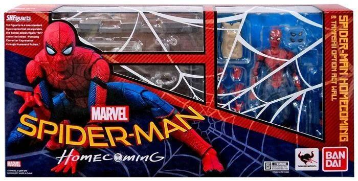 Bandai S.H. Figuarts Spider-Man Homecoming & Option Act Wall Set 