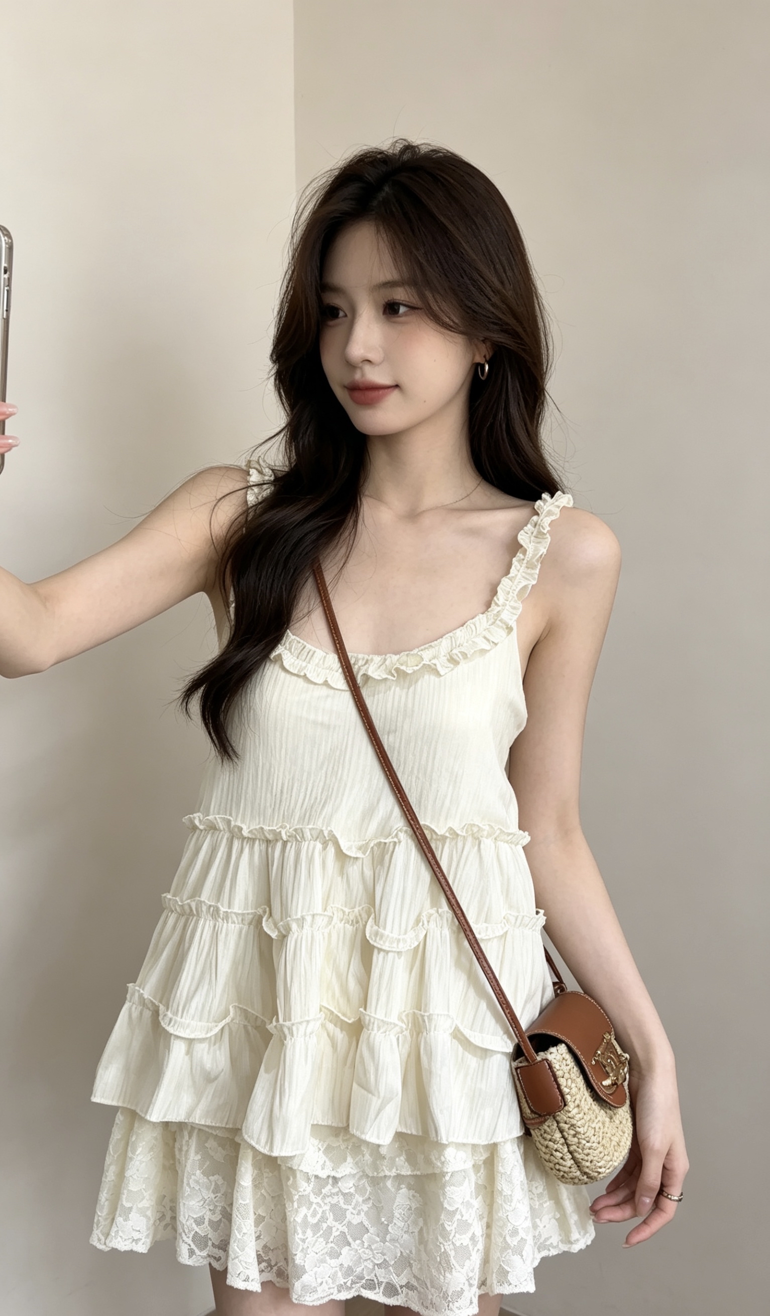 TP590荷叶边蓬松衣