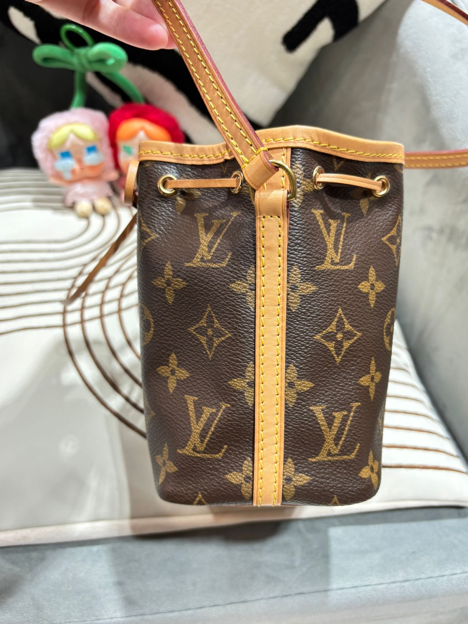 Lv NANO NOE monogram bucket Shoulder Bag M41346 100%Authentic ,98%new ✅dust bag 
