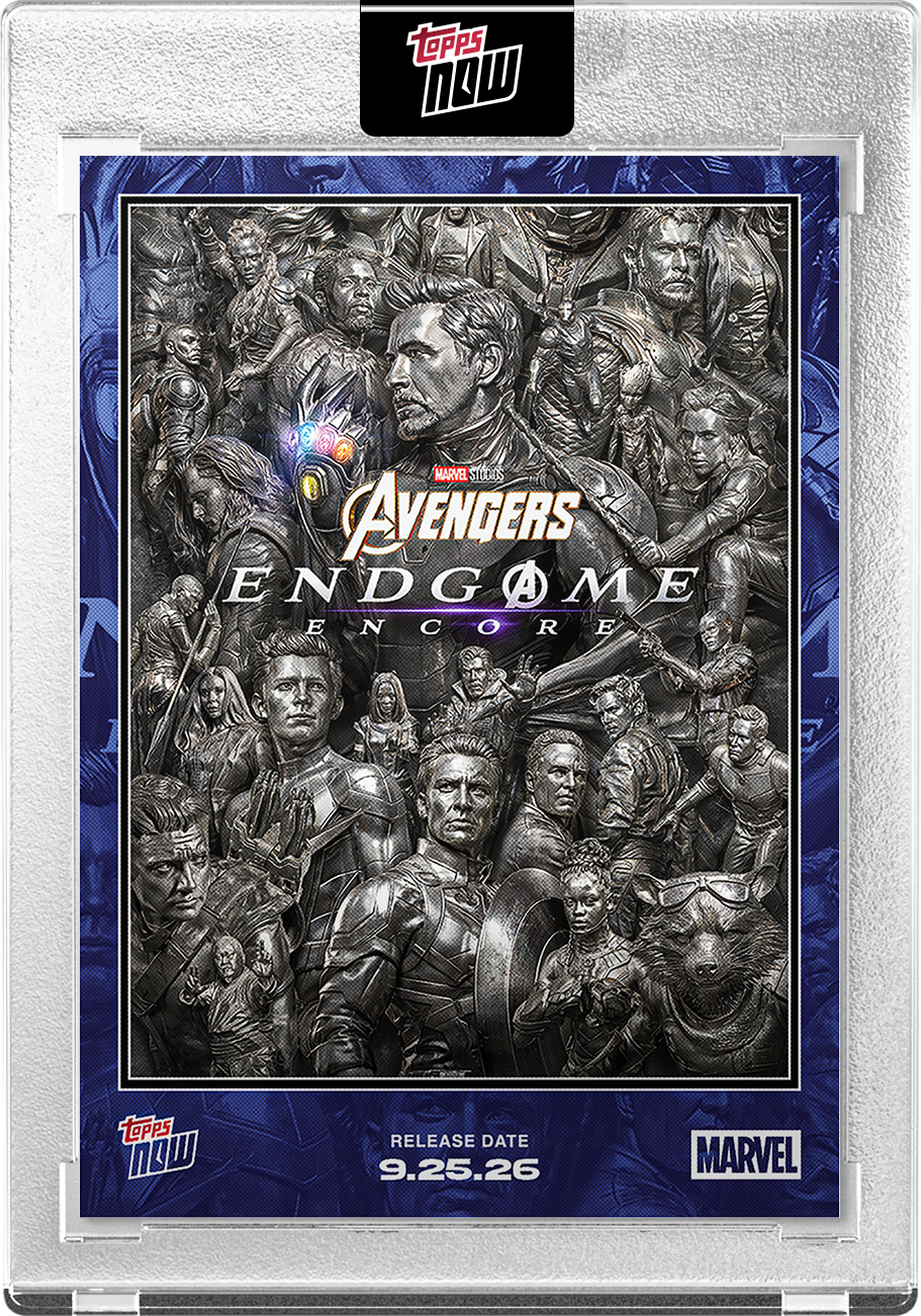Marvel Avengers: Endgame Encore - 2026 Topps NOW EG01 復仇者終局紀念卡【團購】