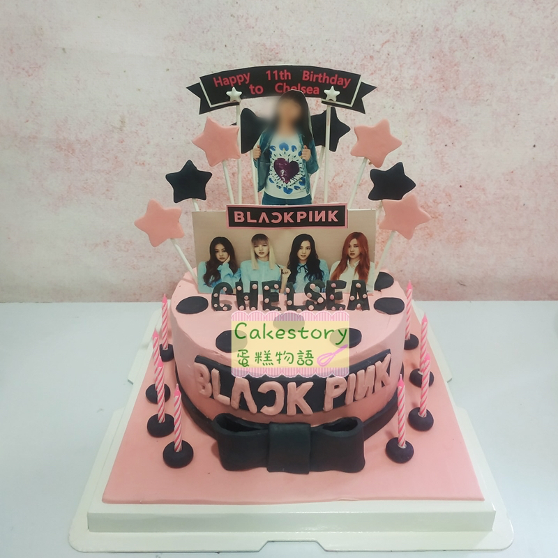L89. BLACK PINK明星相片蛋糕