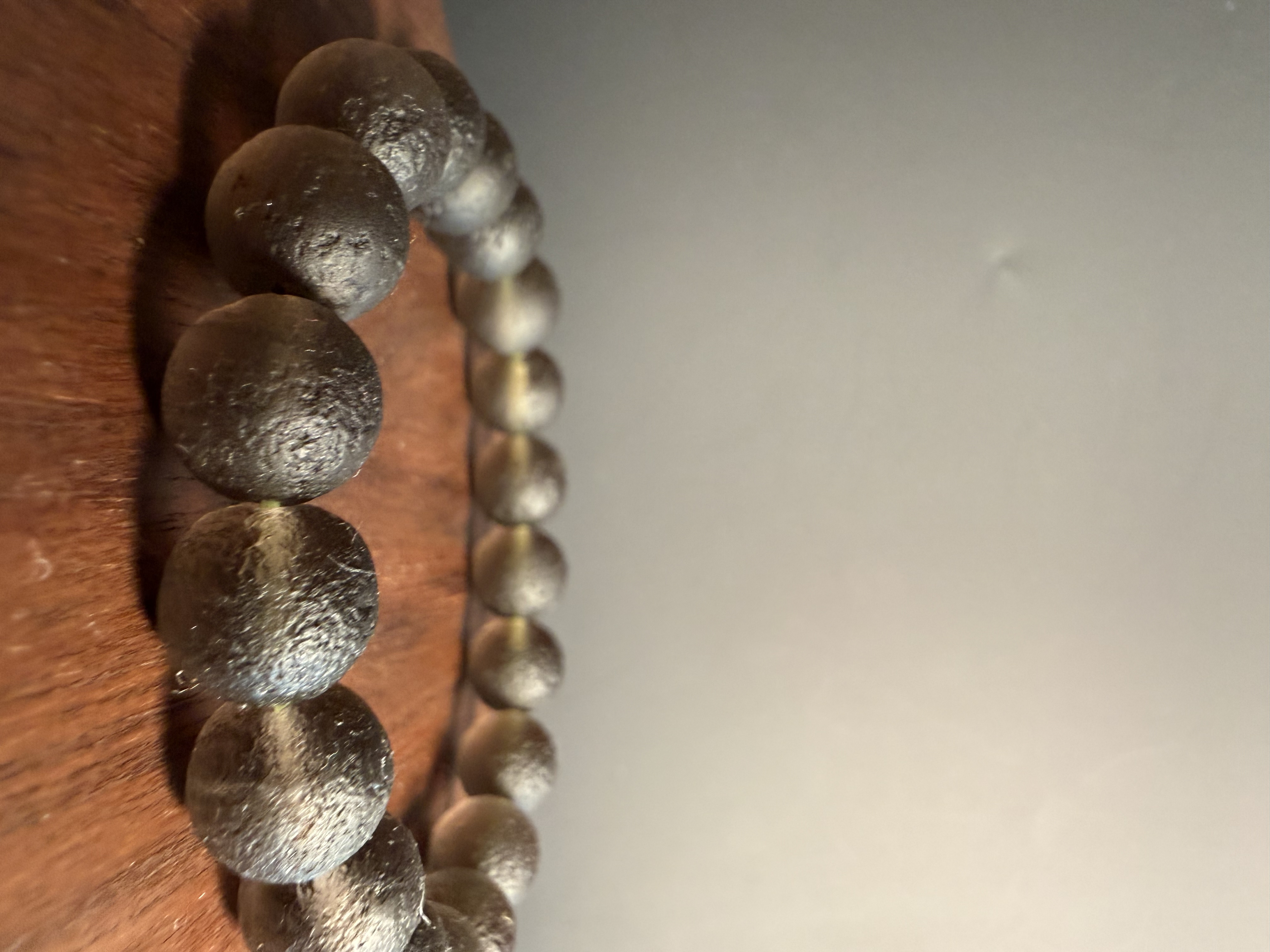 冰曜殞石刻手串 （10mm）