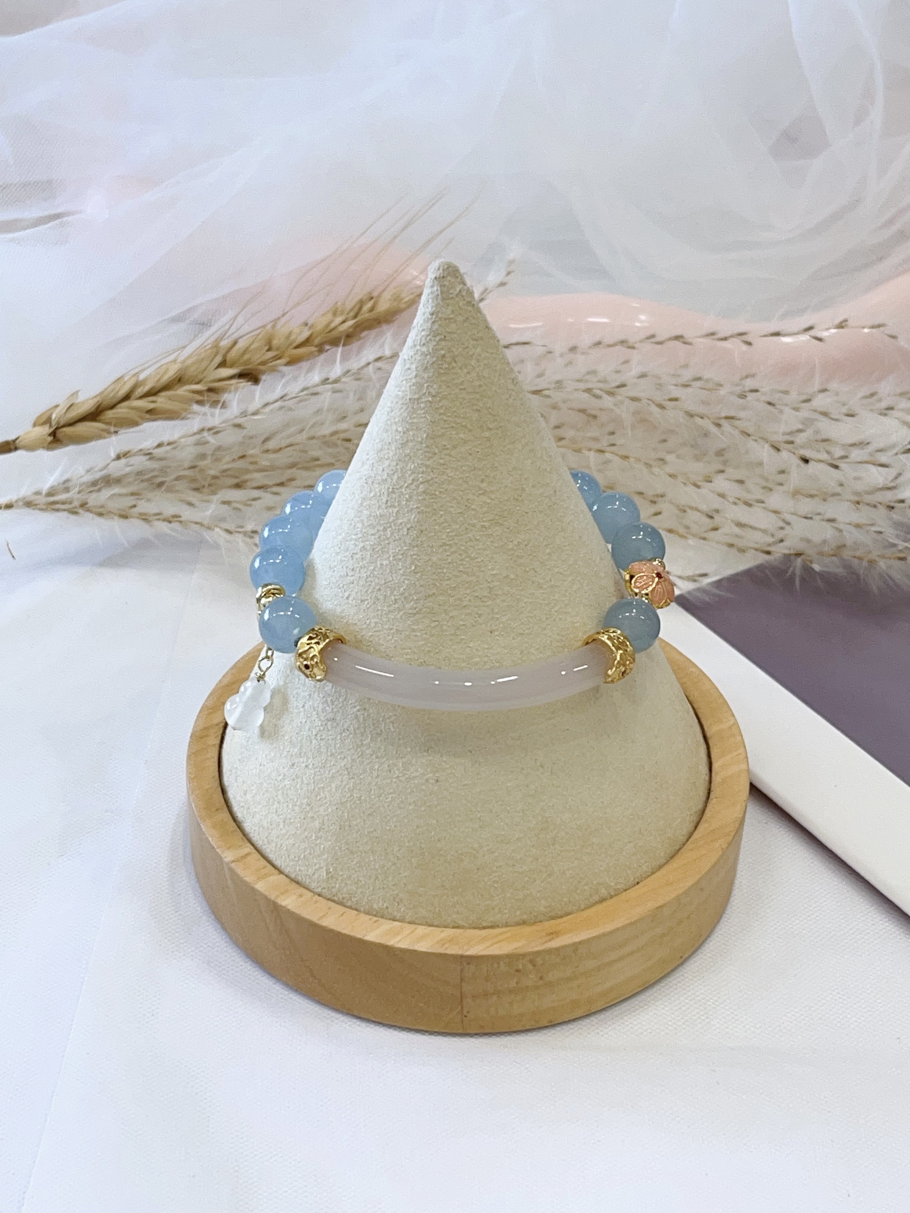 🌿 新中式半镯水晶手串 Bangle Bracelet ｜8mm