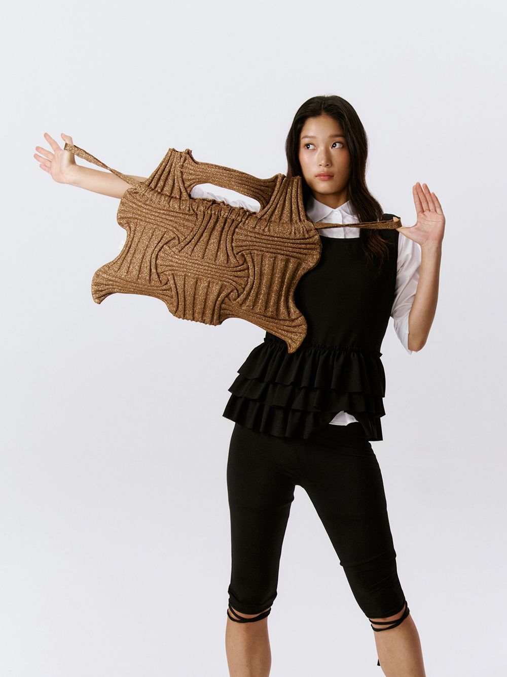 (2026新色) PLEATSMAMA 大手挽袋閃閃款 Big Bow Bag Glitter (6色選擇)