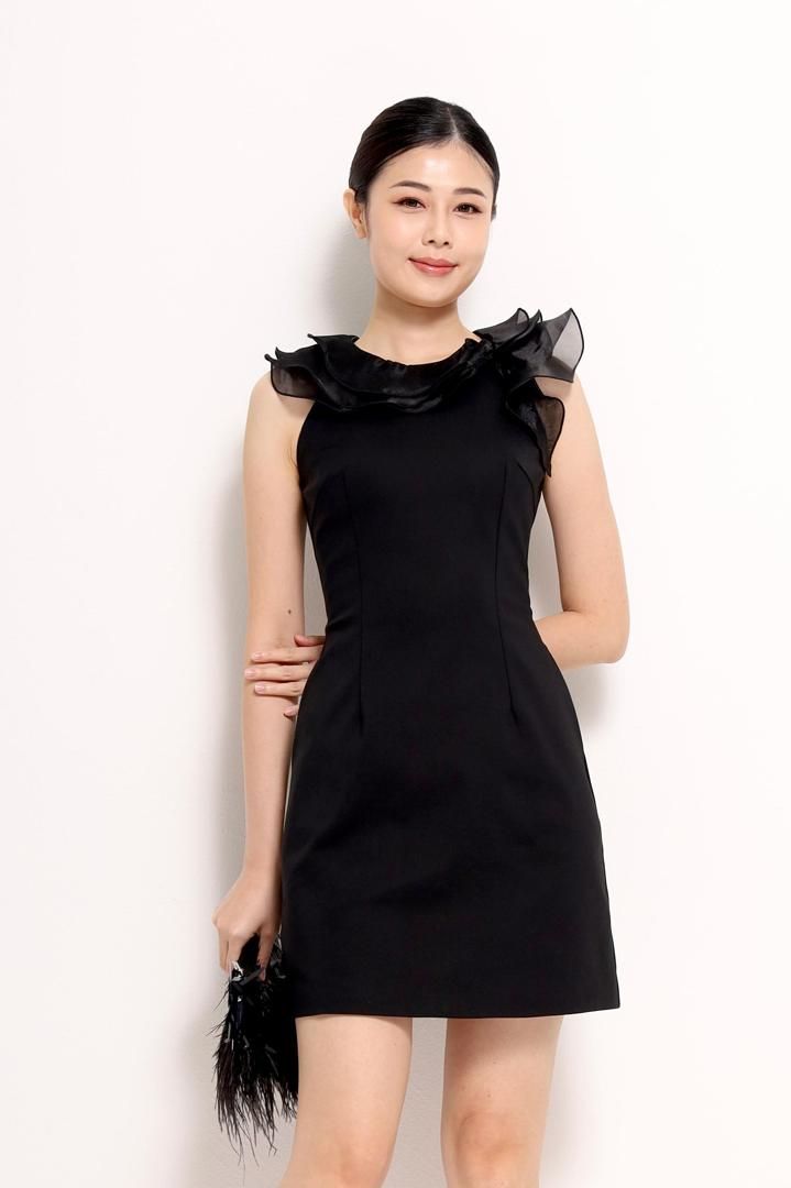 Cut in可拆式连身裙 2141