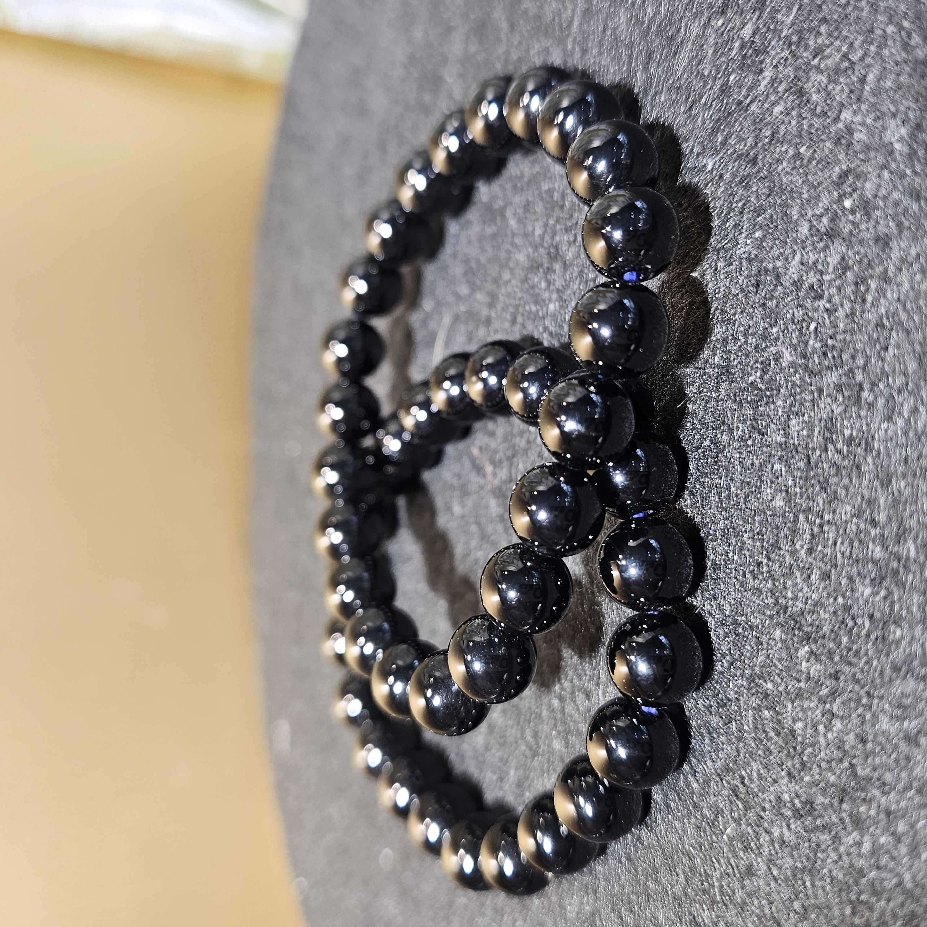 黑瑪瑙手串(Black Agate)