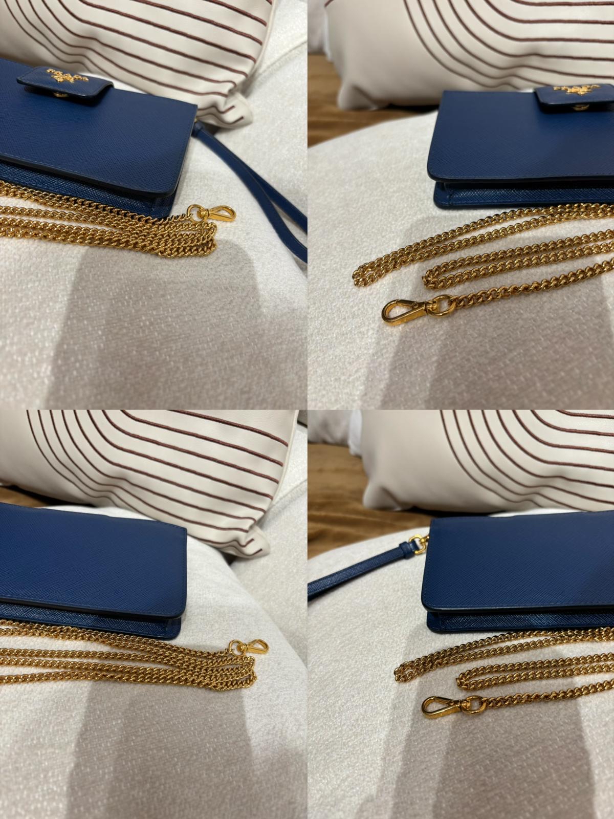 PRADA Saffino 2 Way Shoulder Bag金扣手挽斜孭兩用 100%Authentic,98%new ✅box 