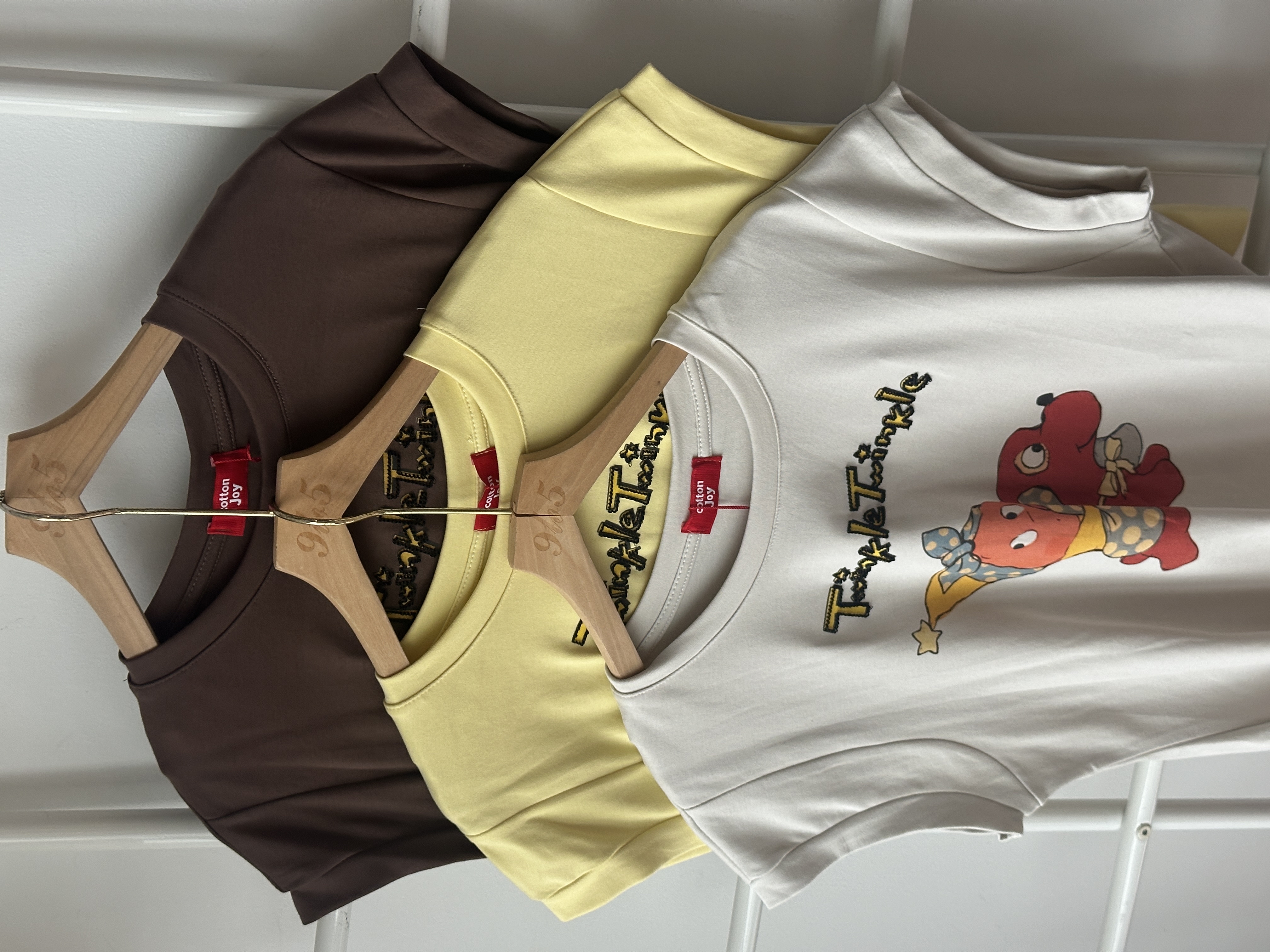 T4295 Cape Sleeve Printed Tee - 3 Colors 