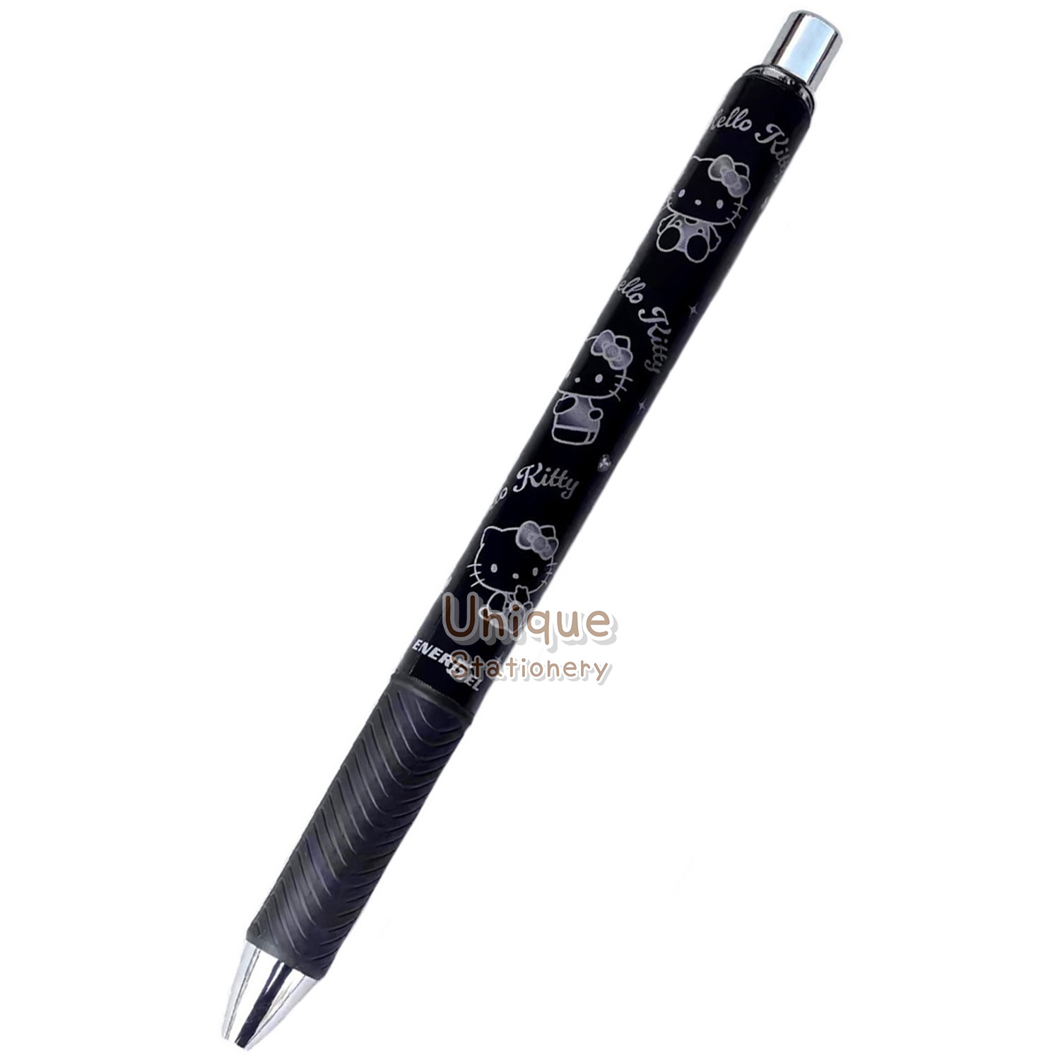 現貨｜Sanrio Hello Kitty 日本製 Pentel EnerGel 0.5mm 黑色 啫喱筆 (CR140468)