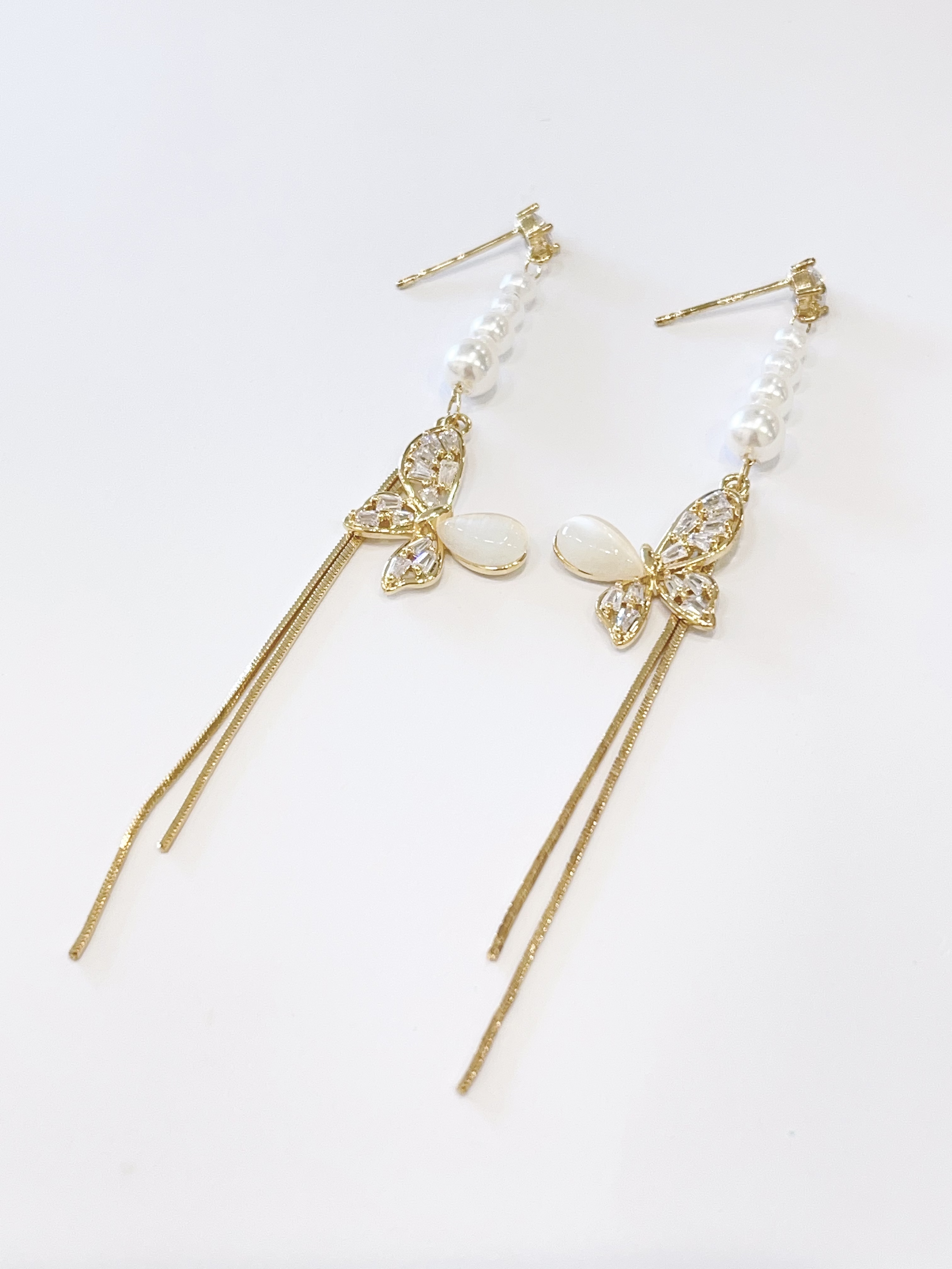 蝴蝶系列🦋猫眼石蝴蝶耳环