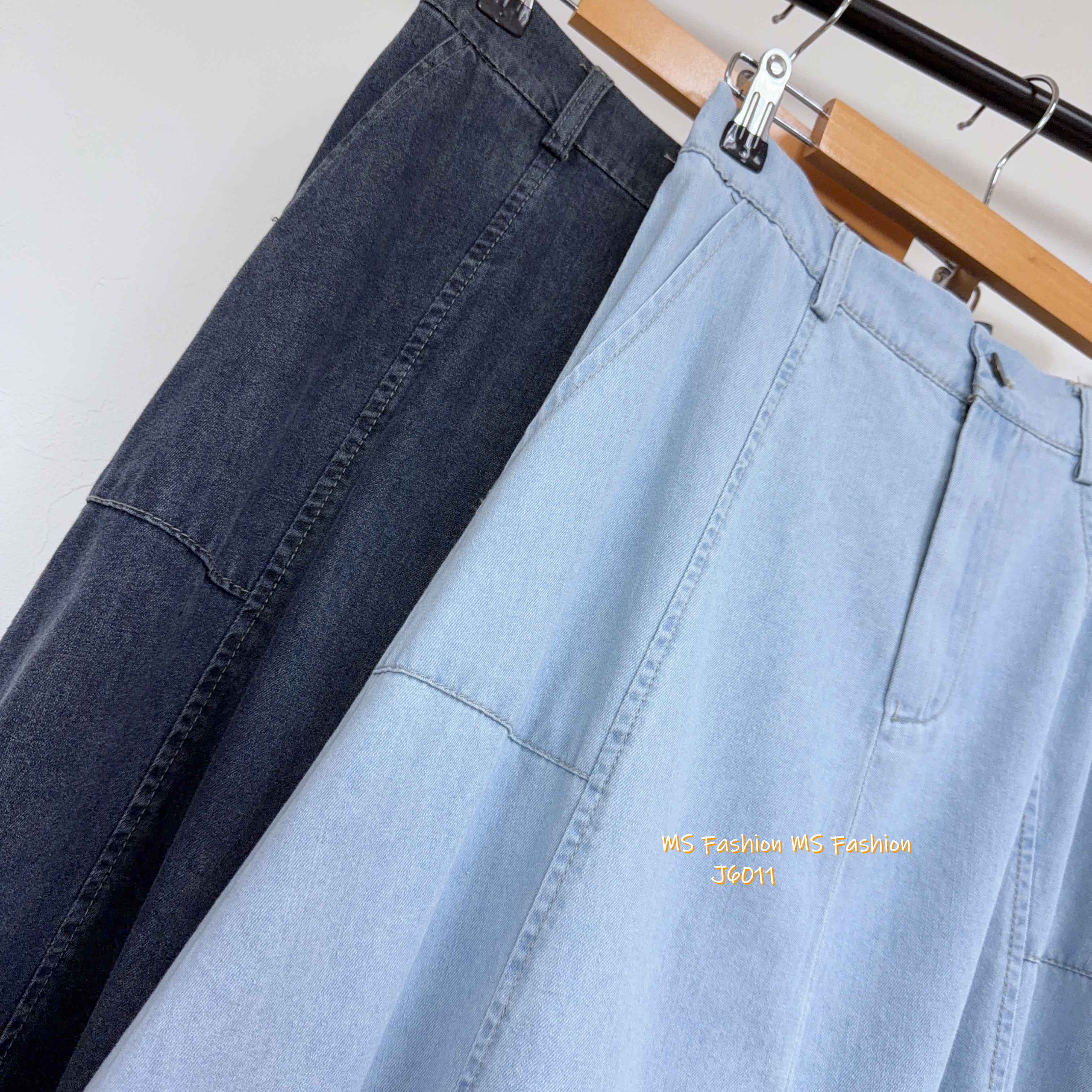 J6011 韓國🇰🇷中長款牛仔半裙