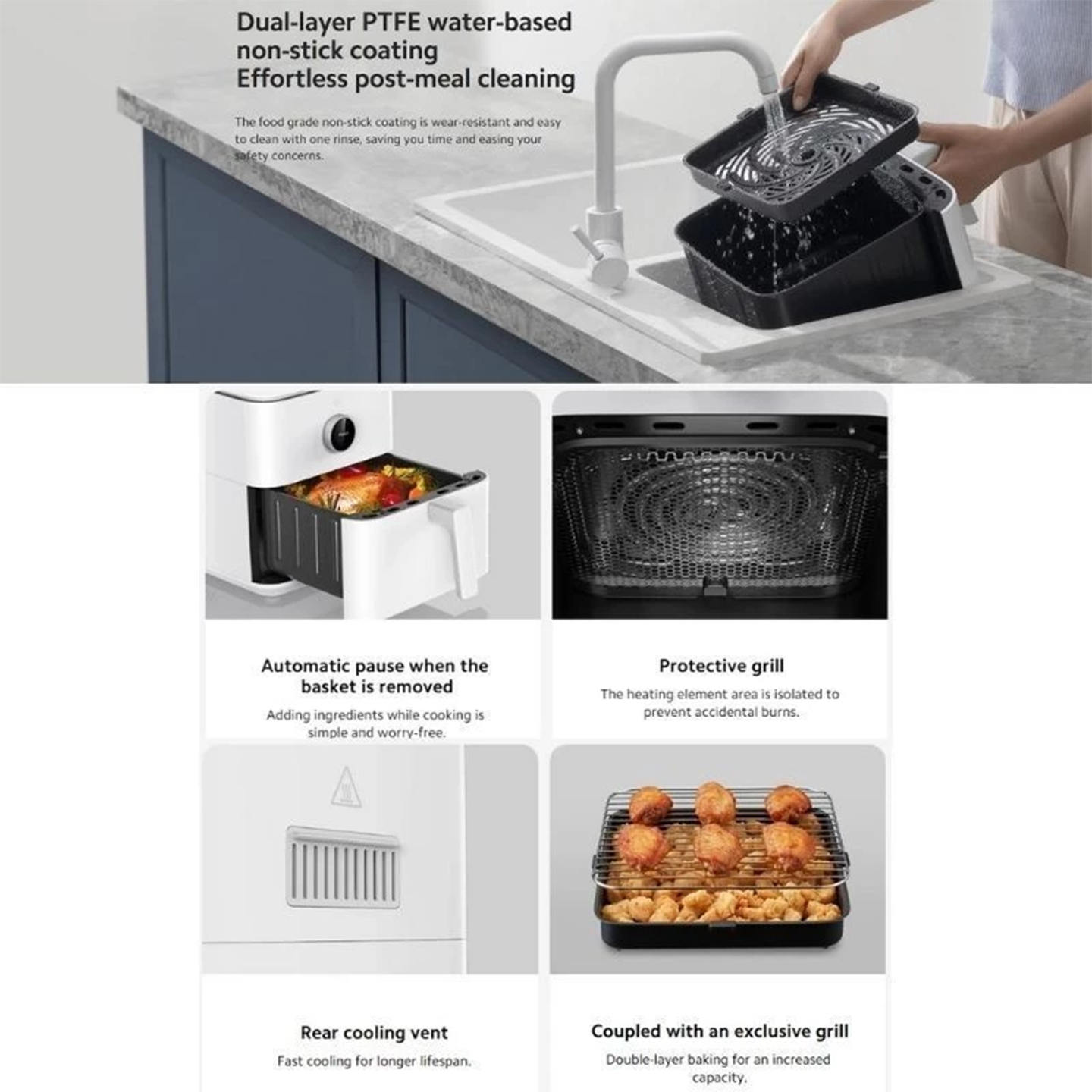 Xiaomi 6.5L Smart Air Fryer Tender Roast (BHR7359GB)