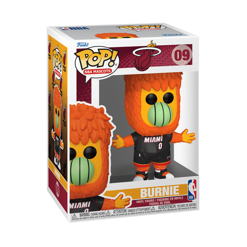 📦訂購 美國代購 Funko POP! NBA MASCOTS Burnie Figure 邁阿密熱火 模型