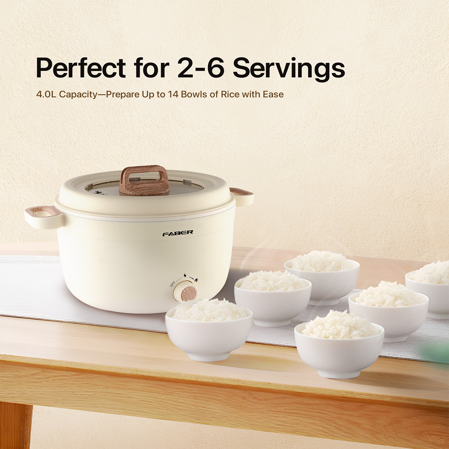 Faber 4.0L Pine-S Multi Cooker FMC 3508WH