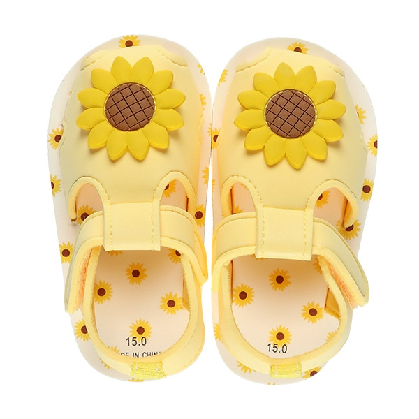 🇯🇵預訂 日本直送🇯🇵向日葵圖案淺黃色EVA涼鞋