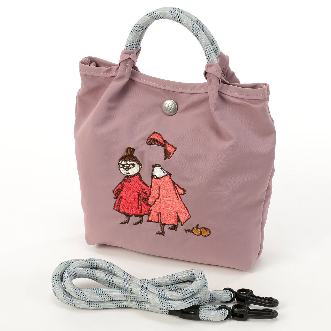 日本限定 MOOMIN 迷你 2WAY 刺繡肩背包