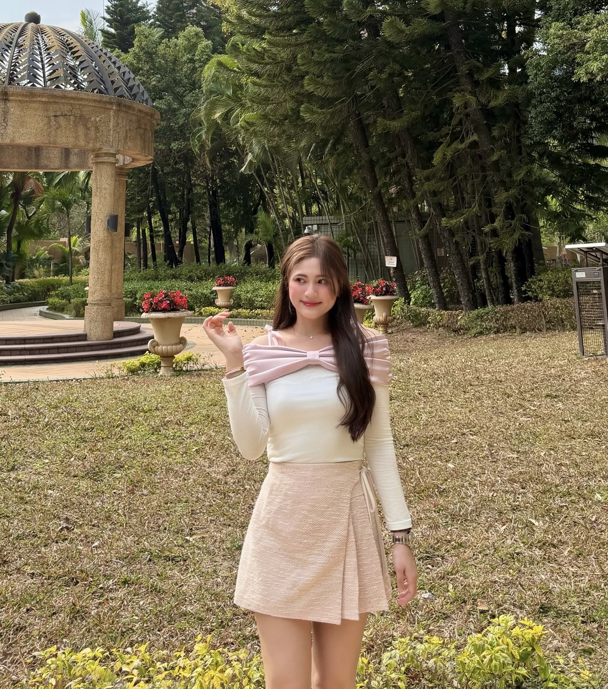 #HANNA-made# The Romantic Ribbon Top