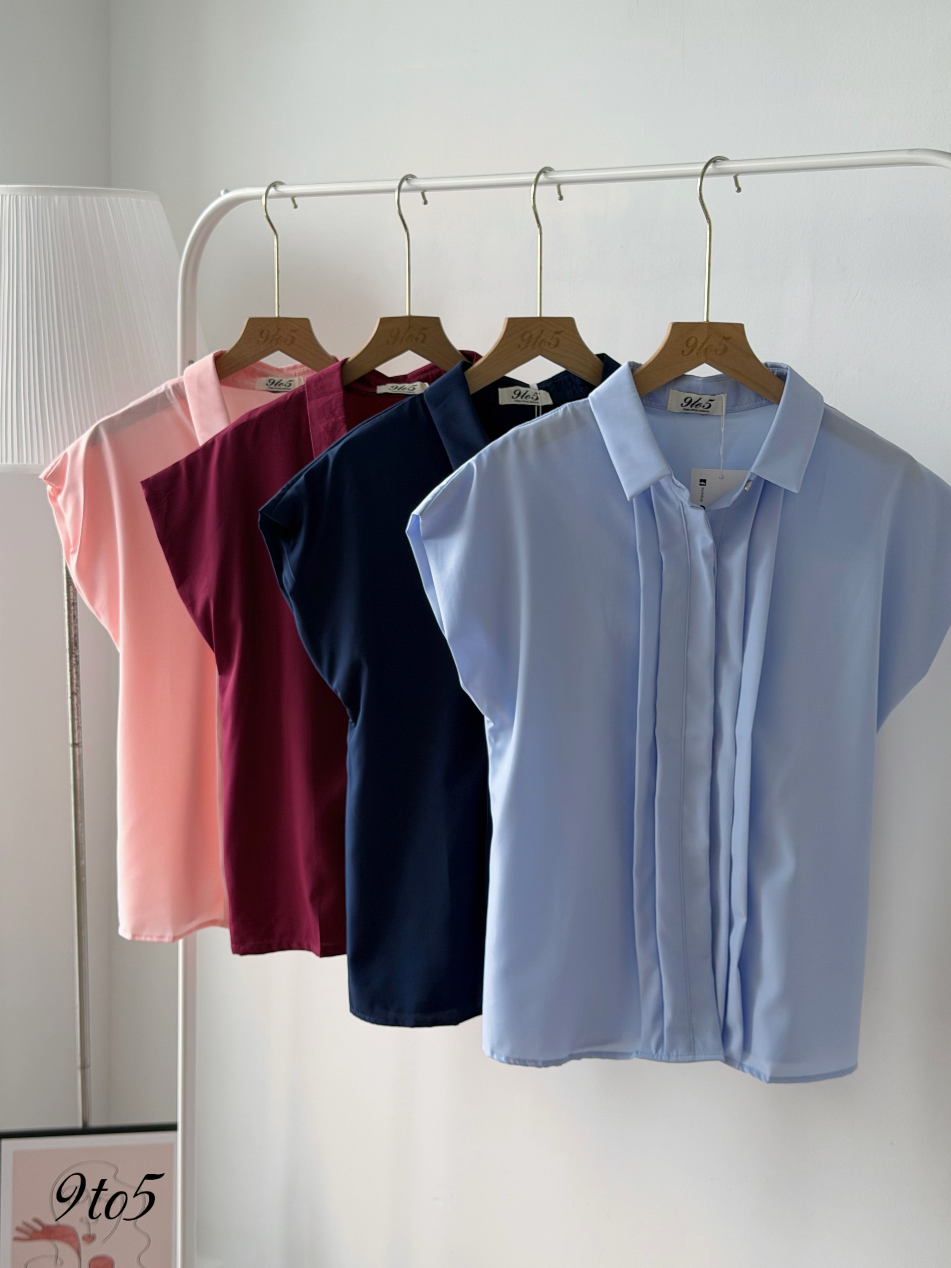 T4509 Cape Sleeve Shirt - 4 Colors 