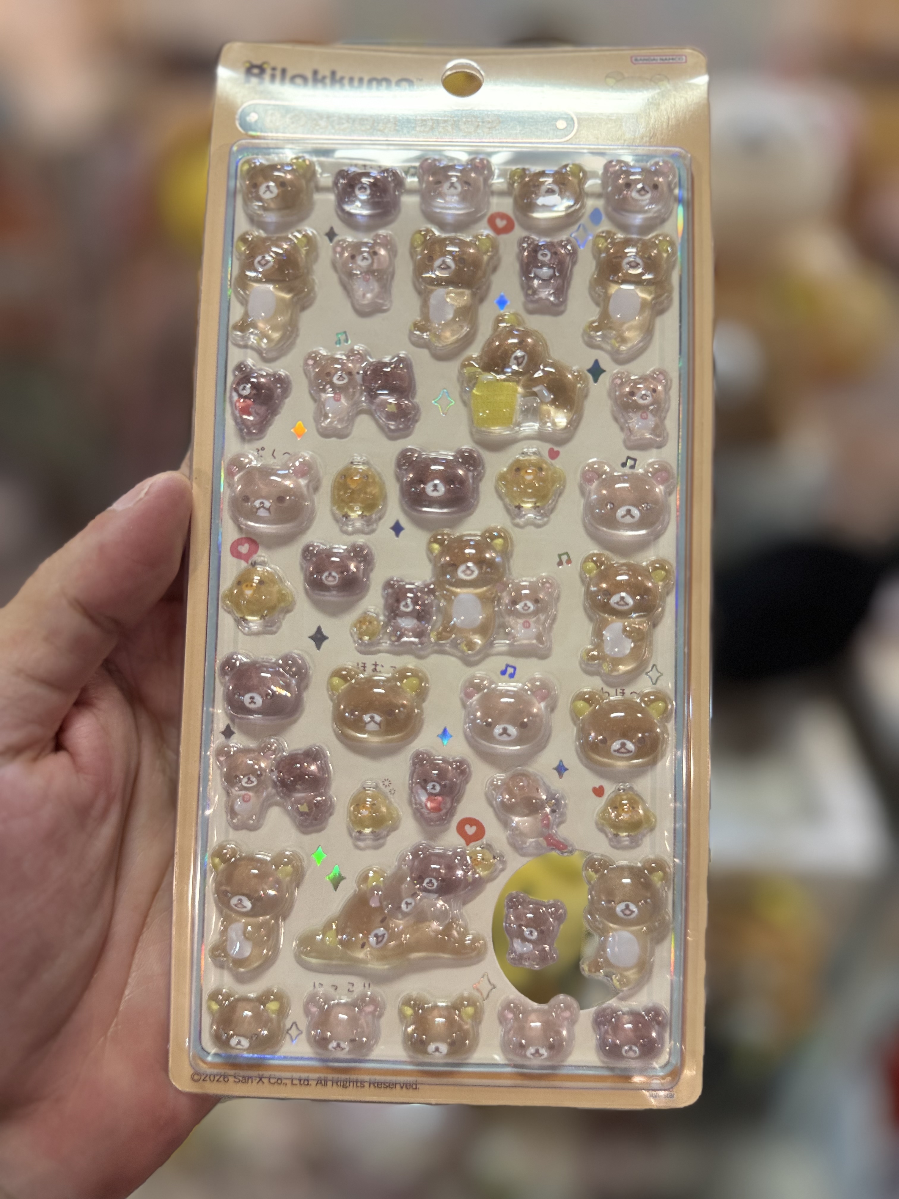 《現貨》全新Rilakkuma Bonbon Drop 立體貼紙