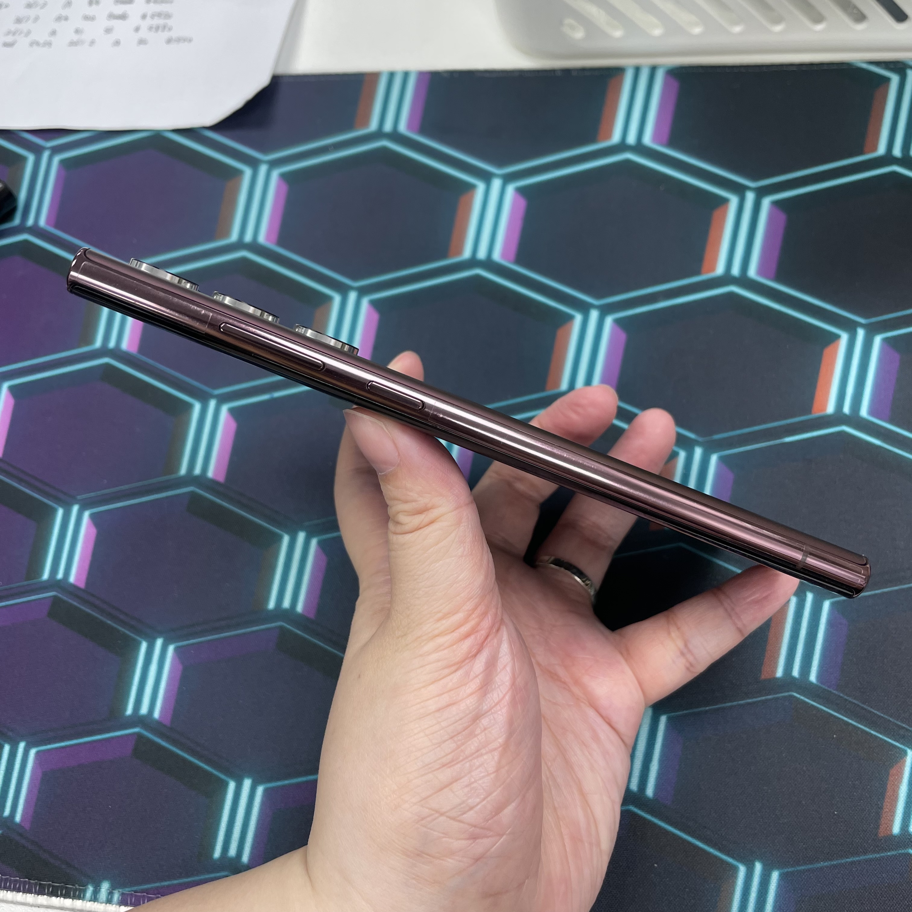 *6002 Galaxy S22 Ultra 勁靚機 12+256GB 酒紅色 red