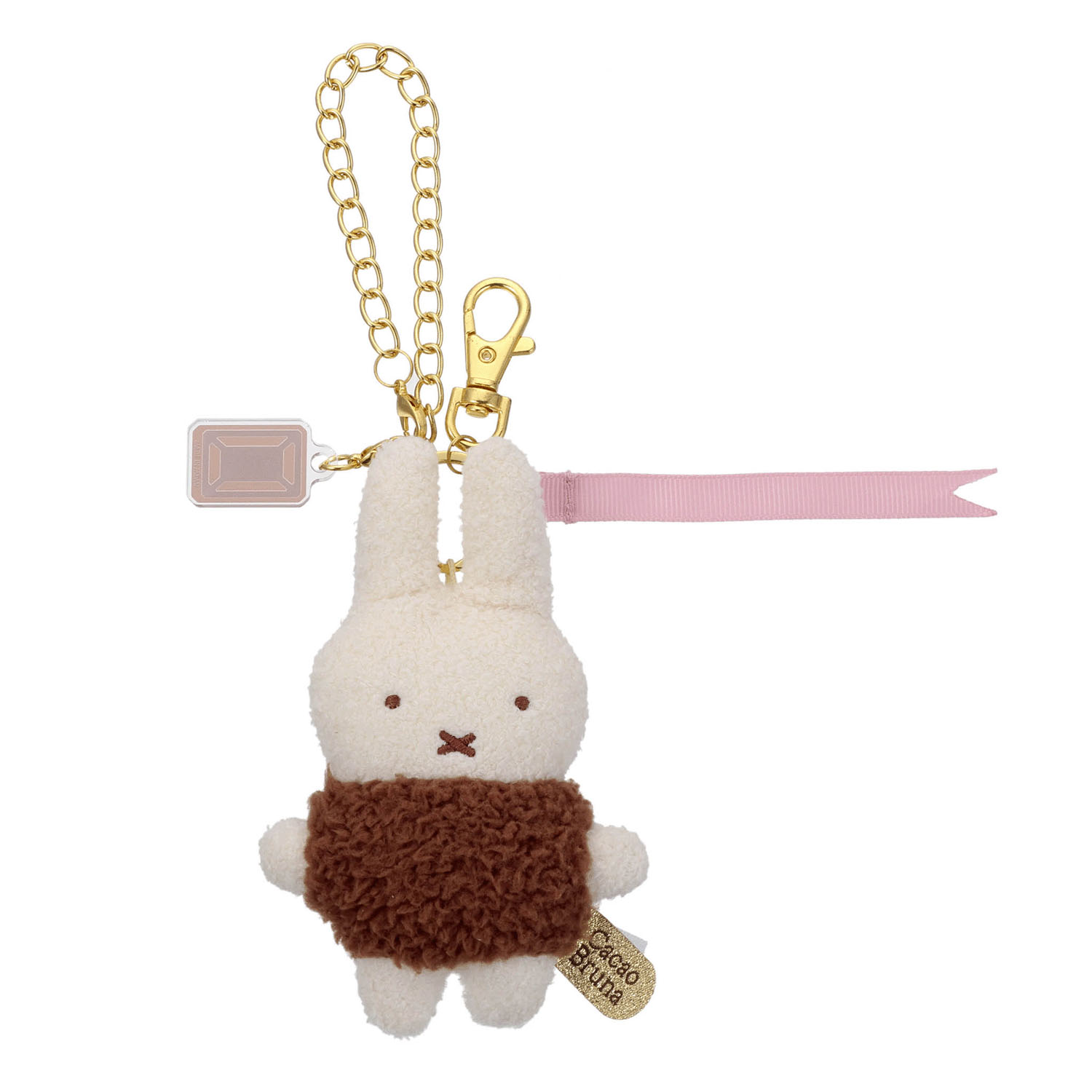 Miffy - 軟綿綿公仔掛飾 (牛奶巧克力裙子款)