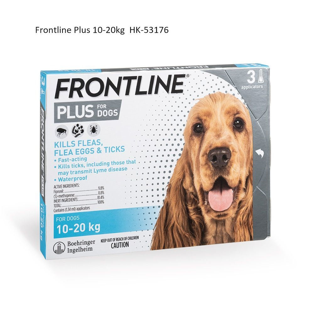 FRONTLINE Plus 犬用滅蚤滴劑 (10-20公斤)