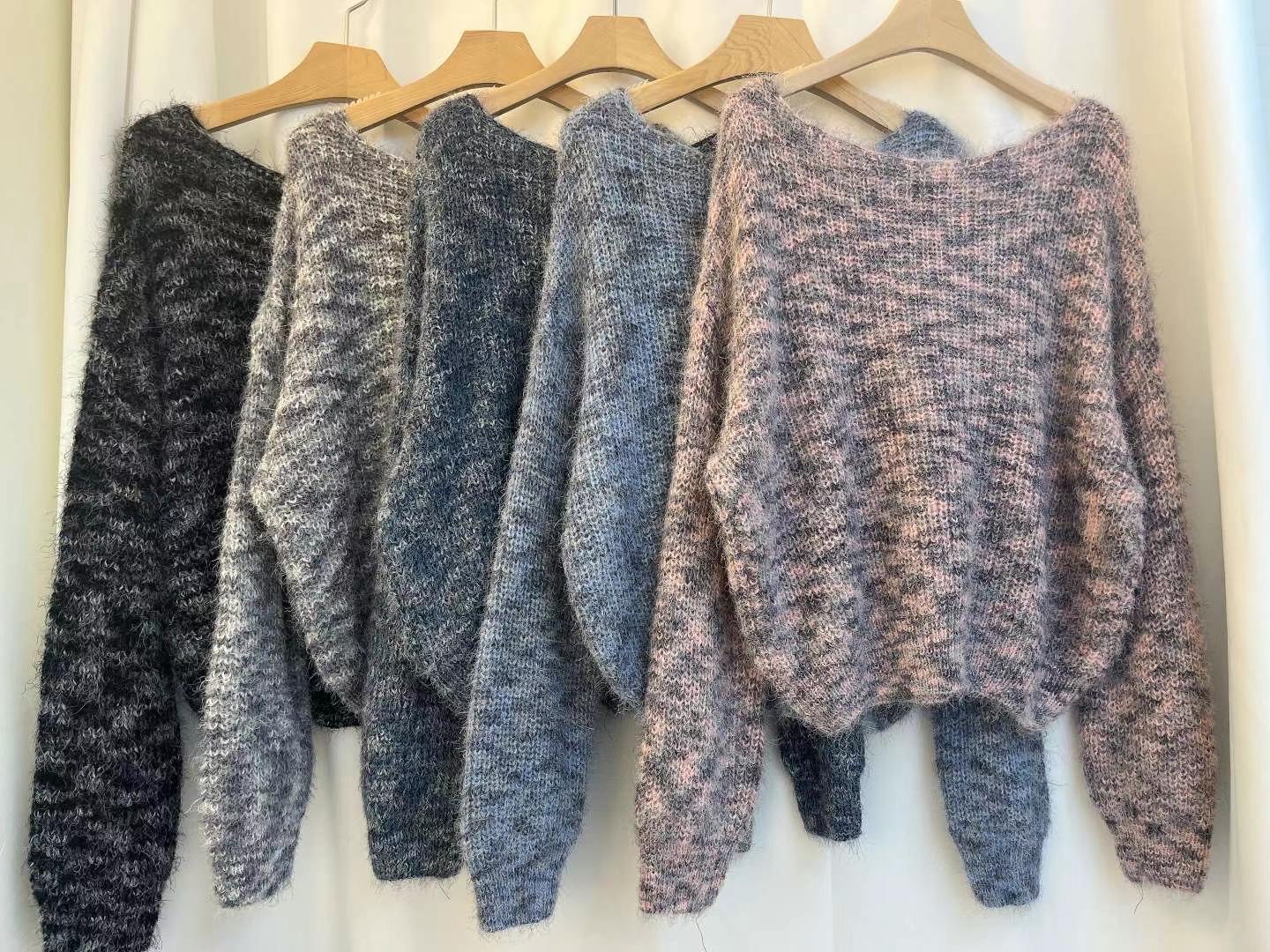 已售罄❌韓國高質毛毛混色冷毛衣 （舒服！）