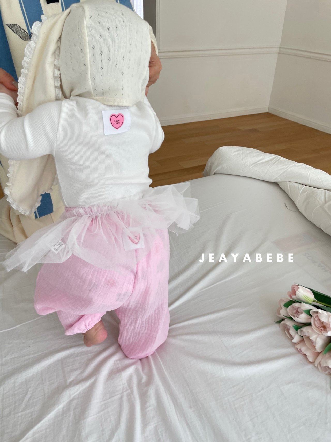 🇰🇷jeayabebe set (tee+pants)