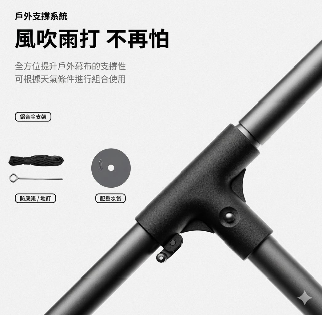 堅果 JMGO 100寸 戶外快裝投影幕布 (預購產品) 